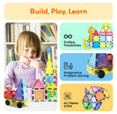 Magnetic Tile Building Set - 101 Pieces