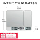 Digital Kitchen Food Scale - 11lb Capacity