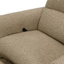 Rainbow Recliner and Swivel Glider - Latte Teddy Loop