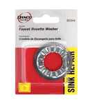 Danco 7/8 in. D Cadmium Plated Diecast Faucet Rosette Washer 1 pk, Pack of 6