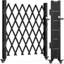 50" H x 75" W Door Gate - Black