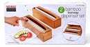 Seville Classics Bamboo Food Wrap Dispenser Set - 2 Pieces