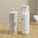 25oz Double-Wall Plastic Straw Tumbler with Topper