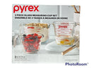 3-Piece Glass Measuring Cup Set