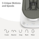 Smart Swing with Bluetooth and Soothing Modes - Camila (Dark Green Mélange)