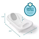 Sure Comfort Deluxe Newborn-to-Toddler Tub with Sling - White