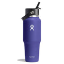Hydro Flask 32oz Wide Mouth Flex Straw Travel Water Bottle- Phantom