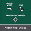 Oatey Clear All Weather Cement For PVC 8 oz, Pack of 12