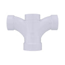 Charlotte Pipe Schedule 40 2 in. Hub X 1-1/2 in. D Hub PVC Cross 1 pk