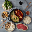 12" 2-Section Covered Hotpot