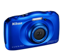 Nikon Coolpix S33 Digital Camera Blue