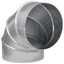 Imperial 9 in. D X 9 in. D Adjustable 90 deg Galvanized Steel Furnace Pipe Elbow, Pack of 8