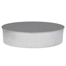 Imperial 7 in. D Galvanized Steel Pipe End Cap
