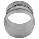 Imperial 9 in. D X 8 in. D Galvanized Steel Furnace Pipe Reducer