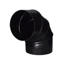 Imperial 5 in. D X 5 in. D Adjustable 90 deg Galvanized Steel Stove Pipe Elbow, Pack of 4