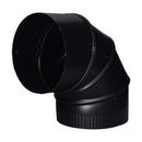 Imperial 7 in. D X 7 in. D Adjustable 90 deg Galvanized Steel Stove Pipe Elbow, Pack of 4