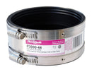 Fernco Proflex Schedule 40 4 in. Hub X 4 in. D Hub Neoprene Rubber 5-1/2 in. Shielded Coupling 1 pk
