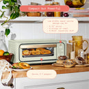 Beautiful Infrared Air Fry Toaster Oven, 9-Slice, 1800 W, Sage Green