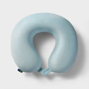 Memory Foam Travel Neck Pillow - Muddy Aqua