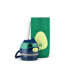 12oz Stainless Steel Kids Water Bottle - Spyke Green