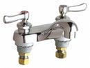 Chicago Faucets Chrome, Low Arc, Bathroom Sink Faucet, Manual Faucet Activation, 2.20 gpm - 802-VXKABCP