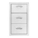 Summerset 17" Vertical 2-Drawer & Paper Towel Holder Combo