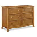 Kalani 6 - Drawer Double Wide Dresser - Chestnut