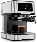 Espresso Machine with Steam Wand and Touch Controls - Stainless Steel