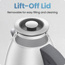 Chefman 1.8 Liter Electric Kettle - 1500W Rapid Water Boiler with Lift-Out Lid, Stainless Steel