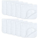 Large Muslin Burp Cloths - White, Pack of 10