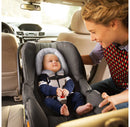 Antimicrobial Head Support & Strap Cover - Grey