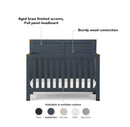 Miles 5-in-1 Convertible Crib - Navy