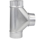 Imperial 4 in. X 4 in. X 4 in. Galvanized Steel Furnace Pipe Tee