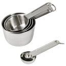8pc Stainless Steel Measuring Cup and Spoon Set