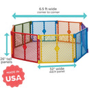 Superyard Colorplay 8 Panel Freestanding Gate