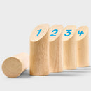 Rubberwood Numbered Peg Game Target Toss