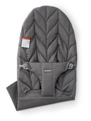 Extra Fabric Seat for Bouncer Bliss - Anthracite / Cotton, Petal Quilt