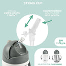 Stainless Steel Straw Sippy Cup - Terracotta