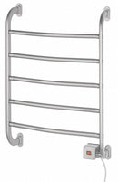 See All Industries 6"D x 19"W x 26"H Satin Nickel 5 Bar Towel Warmer - WR-HSRS