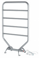 See All Industries 7"D x 21"W x 34"H Satin Nickel 5 Bar Towel Warmer - WR-RTS