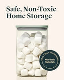 Large Glass Airtight Container - Gray