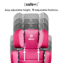 Connect3 RXT 2-in-1 High Back Booster - Pink Cotton Candy