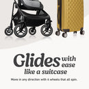 Premier Modes Merge Stroller with EZ Spin Wheels for 360 Rotation - Midtown