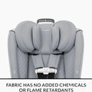 Revolve360 Extend All-in-One Rotating Car Seat with Green & Gentle Fabric - Quartz