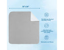 2 Pack Washable Changing Pads - Gray