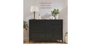Aster 6 Drawer Dresser - Black