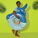 Whale Tube Water Float - Novelty PVC Pool Toy
