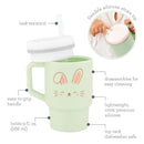 My 1st Tumbler – Adorable 9 oz. Training Cup with Toddler-Friendly Straw and Handle - Bunny