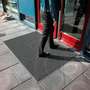 Notrax Outdoor Entrance Mat, 5 ft L, 3 ft W, 3/8 in Thick, Rectangle, Black - 265S0035BL