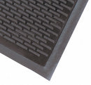 Notrax Outdoor Entrance Mat, 5 ft L, 3 ft W, 1/4 in Thick, Rectangle, Black - 340S0035BL